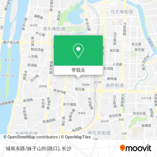 城南东路/妹子山街(路口)地图