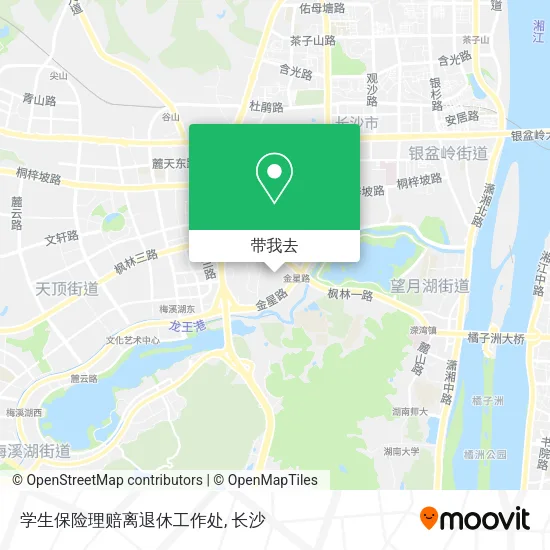 学生保险理赔离退休工作处地图
