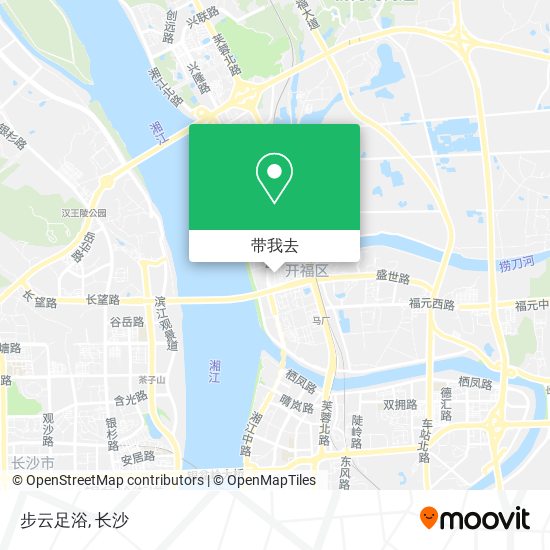 步云足浴地图