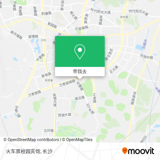 火车票校园宾馆地图