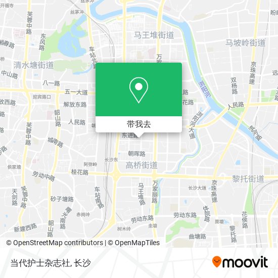 当代护士杂志社地图