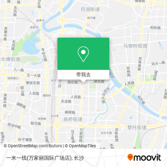 一米一线(万家丽国际广场店)地图