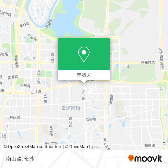 南山路地图