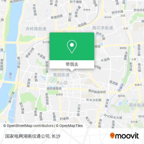 国家电网湖南信通公司地图