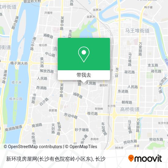 新环境房屋网(长沙有色院窑岭小区东)地图