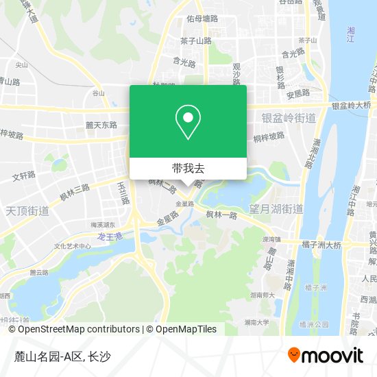 麓山名园-A区地图