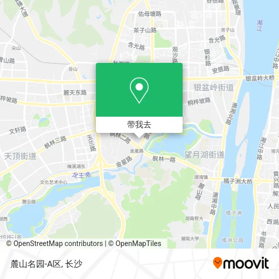 麓山名园-A区地图