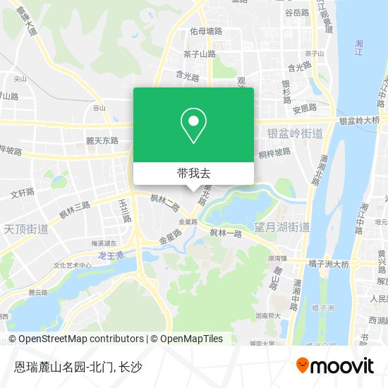 恩瑞麓山名园-北门地图