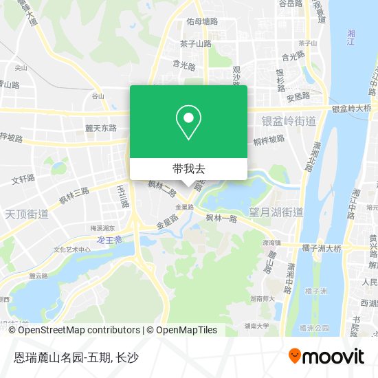 恩瑞麓山名园-五期地图