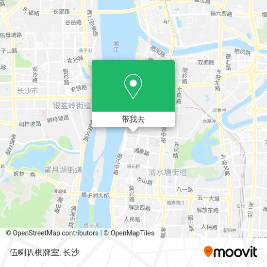 伍喇叭棋牌室地图