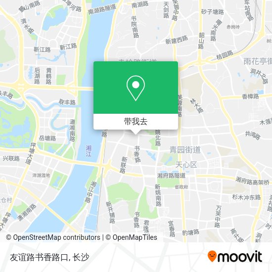 友谊路书香路口地图