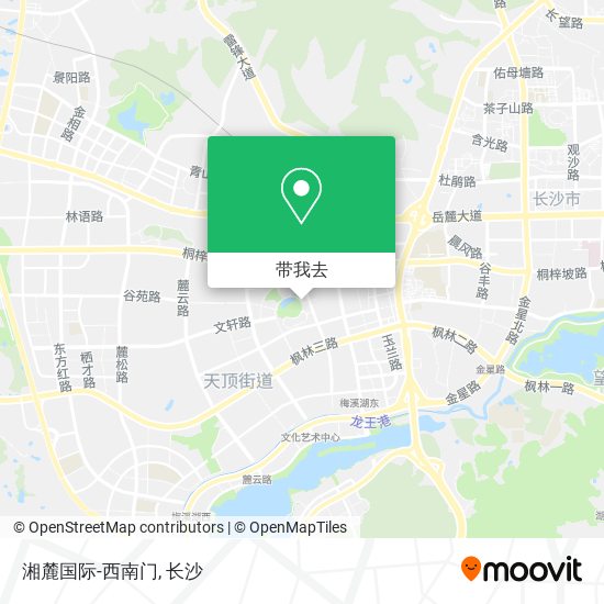 湘麓国际-西南门地图