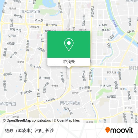 德政（原凌丰）汽配地图