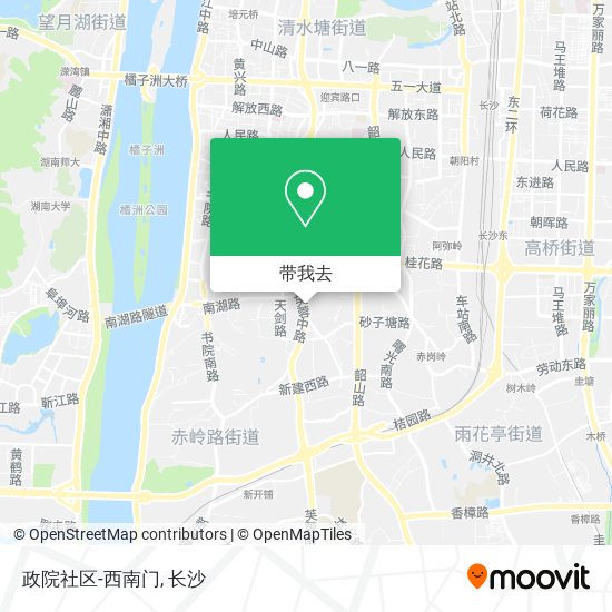 政院社区-西南门地图