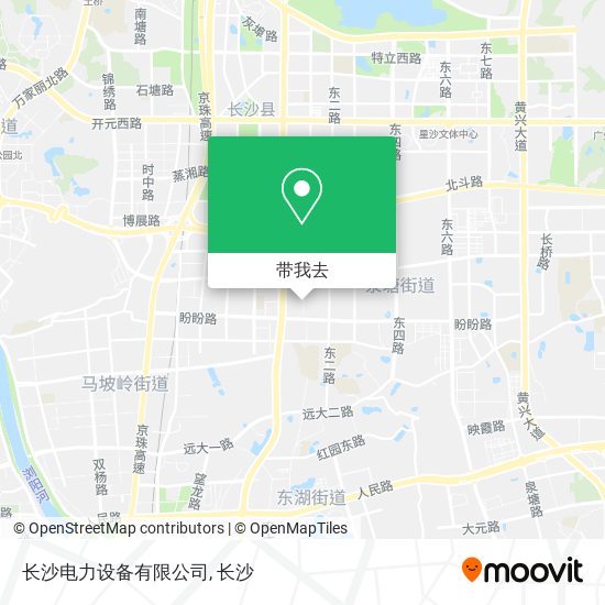 长沙电力设备有限公司地图