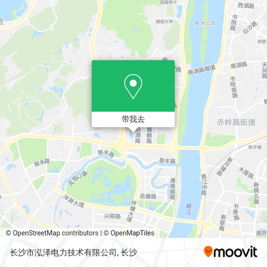 长沙市泓泽电力技术有限公司地图