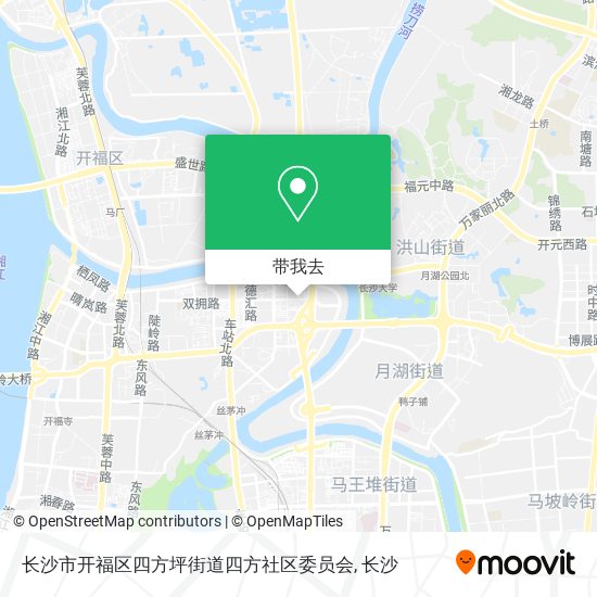 长沙市开福区四方坪街道四方社区委员会地图