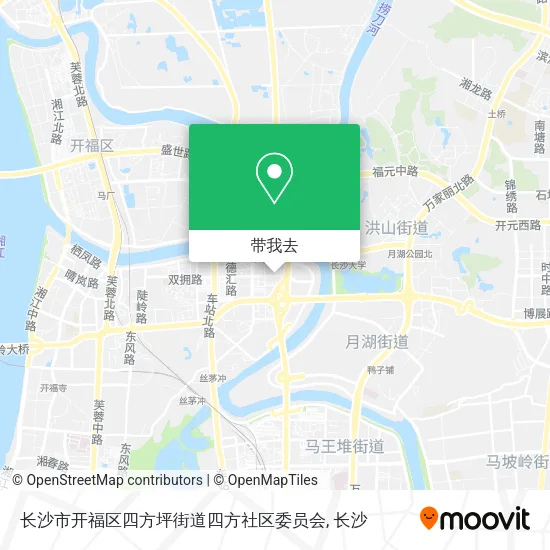 长沙市开福区四方坪街道四方社区委员会地图