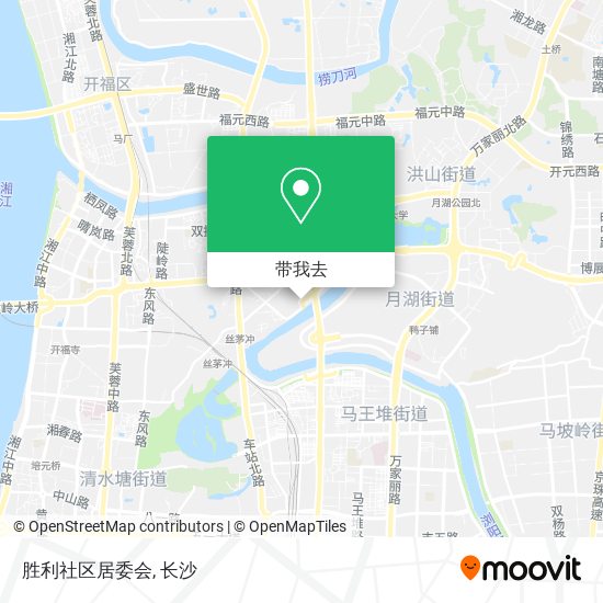 胜利社区居委会地图