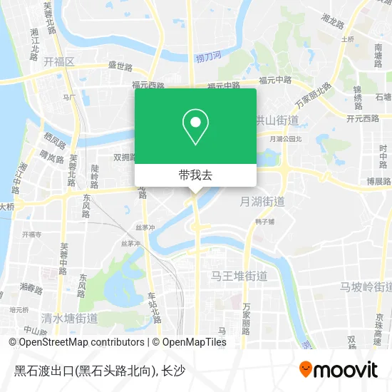 黑石渡出口(黑石头路北向)地图