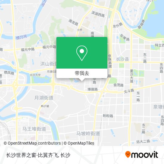 长沙世界之窗-比翼齐飞地图