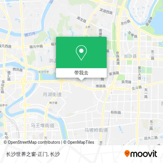 长沙世界之窗-正门地图