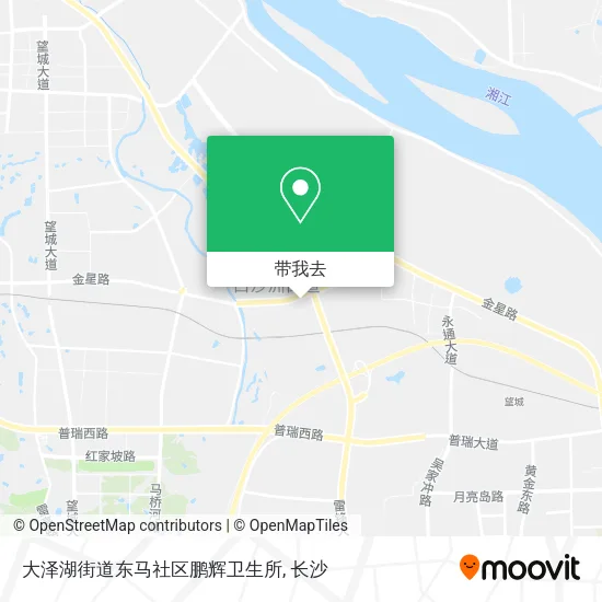 大泽湖街道东马社区鹏辉卫生所地图