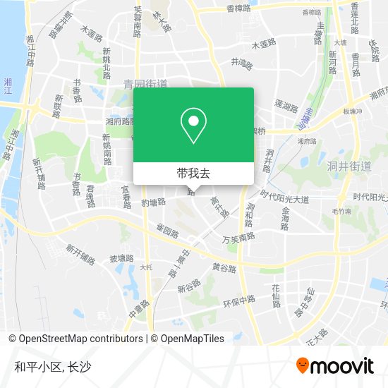 和平小区地图