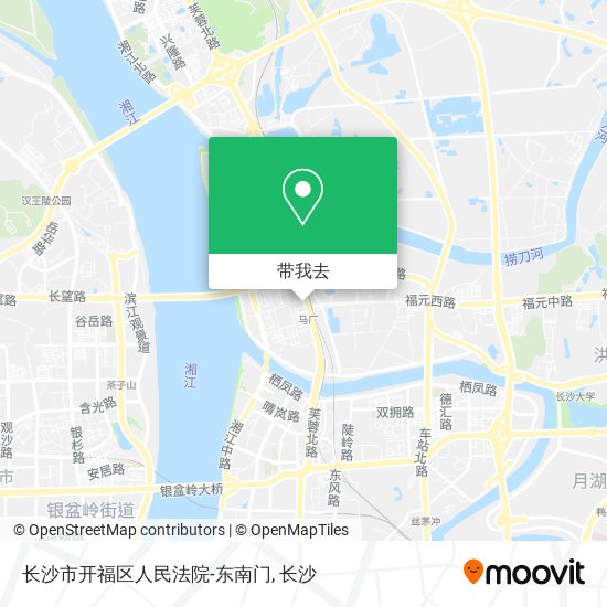 长沙市开福区人民法院-东南门地图
