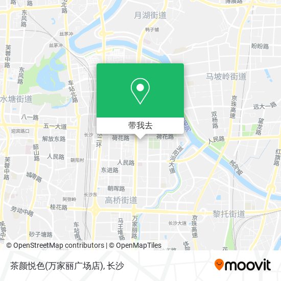 茶颜悦色(万家丽广场店)地图