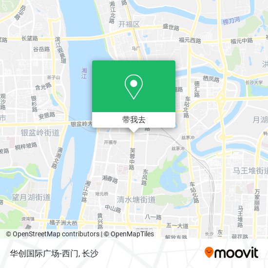 华创国际广场-西门地图