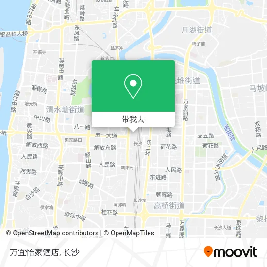 万宜怡家酒店地图