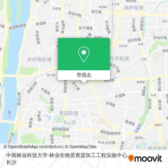 中南林业科技大学-林业生物质资源加工工程实验中心地图