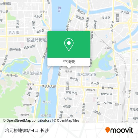 培元桥地铁站-4口地图