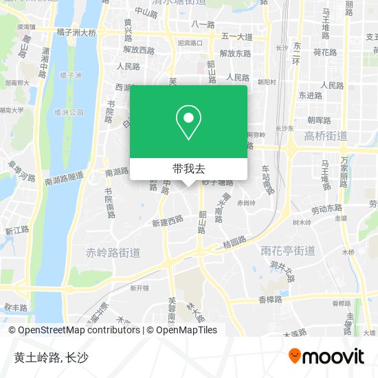 黄土岭路地图
