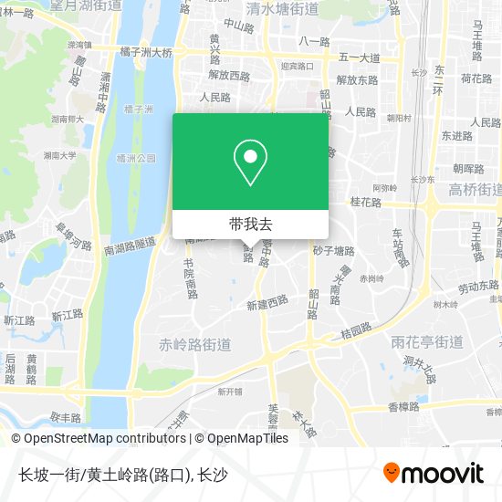 长坡一街/黄土岭路(路口)地图