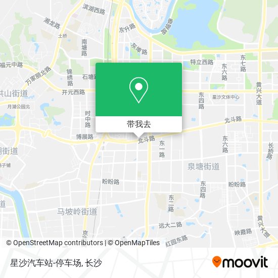 星沙汽车站-停车场地图