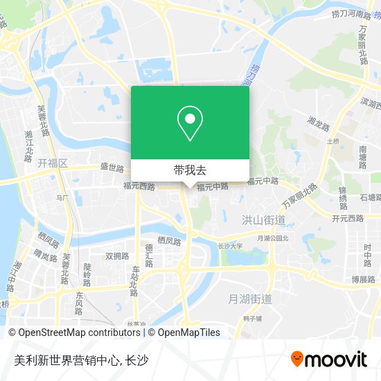 美利新世界营销中心地图