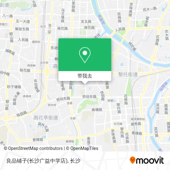 良品铺子(长沙广益中学店)地图