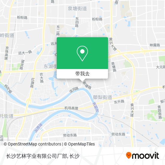 长沙艺林字业有限公司厂部地图
