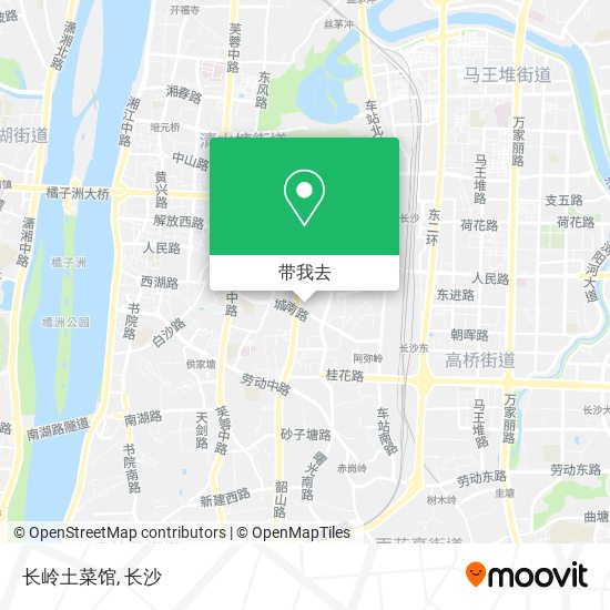 长岭土菜馆地图