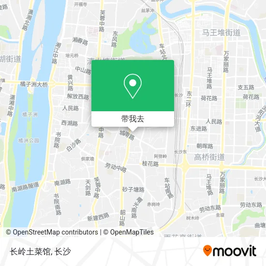 长岭土菜馆地图