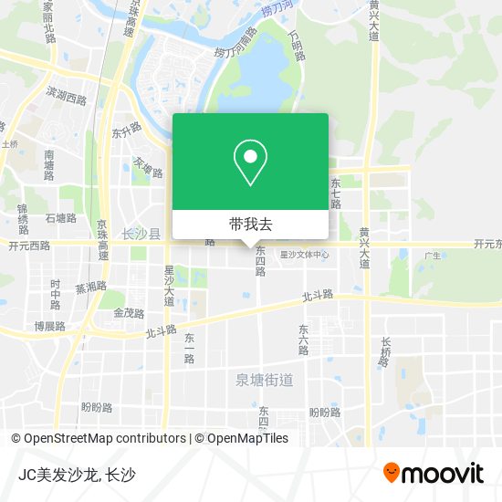 JC美发沙龙地图