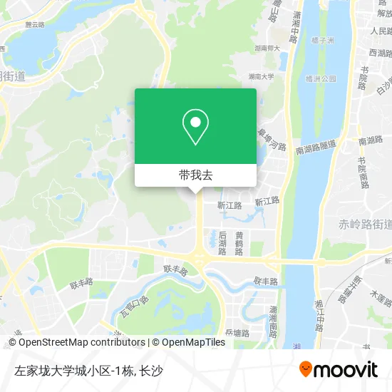 左家垅大学城小区-1栋地图