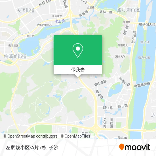 左家垅小区-A片7栋地图
