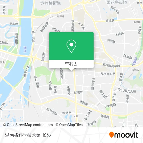 湖南省科学技术馆地图