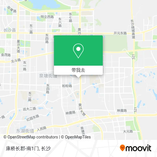 康桥长郡-南1门地图