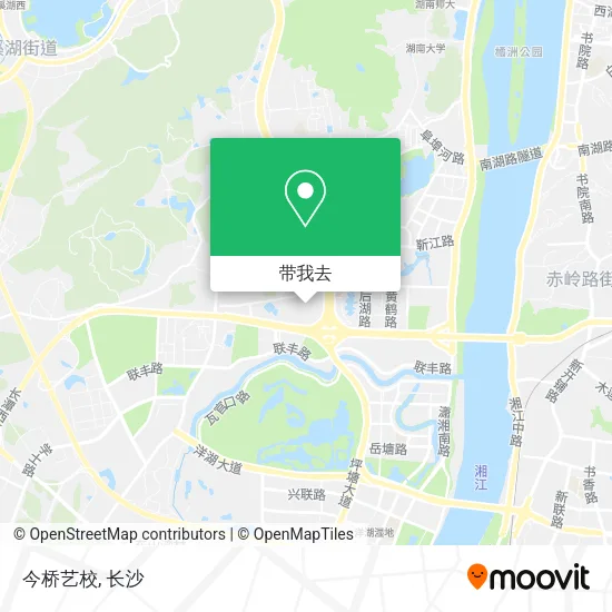 今桥艺校地图