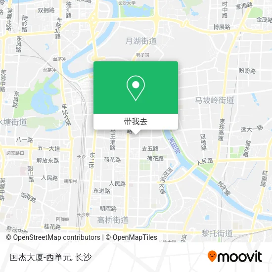 国杰大厦-西单元地图