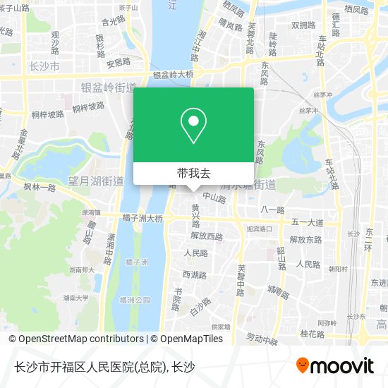 长沙市开福区人民医院(总院)地图